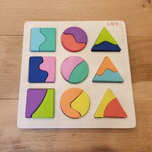 Lovevery Land And Sky Two-Part Puzzle Board (Months 34, 35, 36)